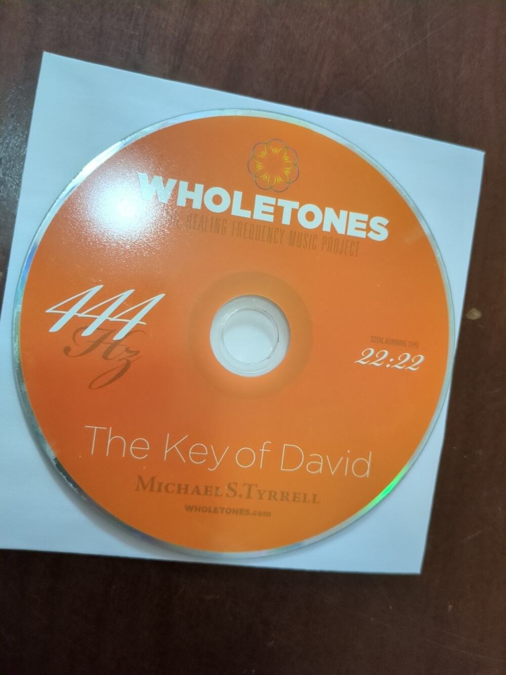 Wholetones - Michael S Tyrrell - The Key of David CD disc only
